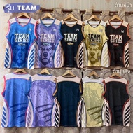 MJ Sport TEAM SERIES Sleeveless Shirt Printed All Over Comfortable To Wear There Are 5 Colors Choose