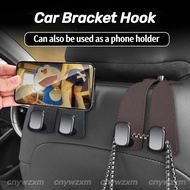 2 Hooks Car Hooks Hanger Rear Car Seat Back Double Hooks Hidden Multifunctional Car Interior Accesso