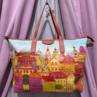 Tas tote bag sonovi. Tas tote bag muat laptop. Tote wanita preloved
