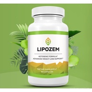 Lipo-zem Natural BHB Supplement for Energy and Vitality, Non-GMO, Gluten-Free, with Magnesium Calciu