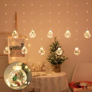 森之部落 - 聖誕LED銅線許願球吊飾燈串燈飾（聖誕樹 暖白 電池款 長3米）
