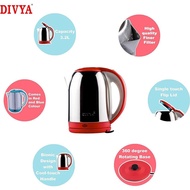 RAF ELECTRIC STEEL KETTLE "2.3 LITER" MODEL 7883 Ready Stock