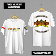 NEW 2022 KAOS BRIGEZ VALVOLINE RACING TEAM BANDUNG TIMUR - Baju BRIGEZ VALVOLINE Terbaru bahan berku