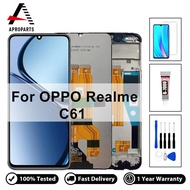 Chất lượng hàng đầu LCD cho OPPO Realme C61 RMX3939 RMX3930 Hiển thị màn hình cảm ứng số hóa lắp ráp