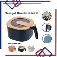 Ata - 4 compartment spice box / 4 in 1 spice box / kitchen spice box / LUNCH BOX