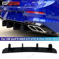 Volkswagen golf mk8 gti rline rear blade diffuser VO08-BK01