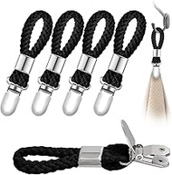 6 Pcs Hanging Towel Holders, Metal Clamping Towel Cinch Clip, Bath Hand Tea Dish Towels Clip, Portab