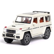 [Mercedes-Benz G-Klasse G63]Diecast Car Model Metal Pull Back Car Diecast Model Toy Vehicle Sound Li