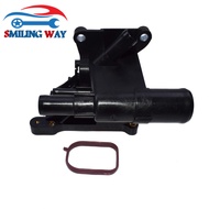 SMILING WAY Engine Coolant Water Outlet & Gasket 6S4Z8K556A For Ford Focus Escape Fusion Transit Con