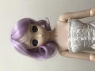 紫色劉海捲髮 假髮  Smart Doll SD DD 1/3BJD
