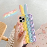 (Bisa COD ) Iphone Pop It Case Soft RAINBOW CASE POP IT 11 /11PROMAX / 11PRO / iPhone 12