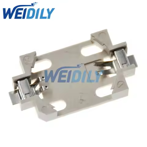 10PCS Battery Button Cell Holder Socket Case CR2032 2025 2016 cr2032 Battery Holder Connector 2032 S