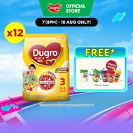 Dumex Dugro Step 3 Fruit & Veg Growing Up Milk Formula 1 - 3 years 750g X 12 (Susu Milk Powder 奶粉)