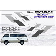 Nissan Urvan escaped stock complete set Replacement sticker