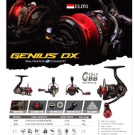 Elito Genius DX 500 DX 800 DX 1000 Spinning Reel (Power Handle & Saltwater Concept)