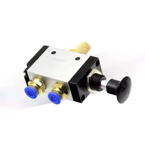 3/2 way Manual control valve Pneumatic hand pull push valve 3R110-06 3R210-08 Port 1/8 1/4 4R310-10 
