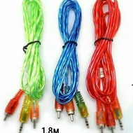 HP 2in1 2 to 1 rca cable from cellphone to salon speakers, 1.8m thick