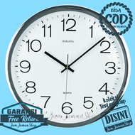 Jam Dinding Sakana Jamdinding Polos Minimalis Hiasan Dinding 32 Cm Garansi Free Return 080
