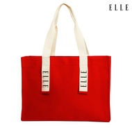 ELLE HOMME BAG  กระเป๋าช้อปปิ้งผ้าแคนวาส มีช่องแบ่งใส่ของติดแป๊ะแม่เหล็ก รุ่น H8H007