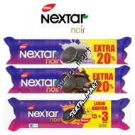 Nextar Noir Richoco Cookies Sandwich 144g - Chocolate Noir Biscuits Cream Cookies/