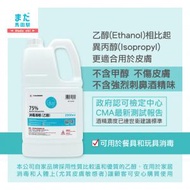 火酒-75%消毒酒精(乙醇) ± 5% 2000毫升