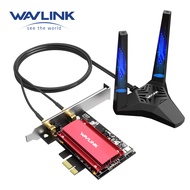 Wavlink 2023 New AX5400M WiFi 6E PCIe Network Card Tri-Band AX210 Wireless Adapter with Bluetooth 5.