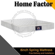 8Inch Spring Mattress (Free 🚚 and install）/Single/Super Single/Queen/King Mattress