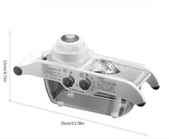 MYL-9 เครื่องขูดมันฝรั่งผลไม้อเนกประสงค์แบบเครื่องตัดผักเครื่องหั่นมะนาวที่ตัดผักพร้อมตะกร้าสับแครอท