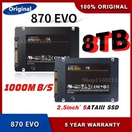 Original 870EVO SSD 4TB 2TB 500GB Internal Solid State Disk HDD Hard Drive 1TB 8TB SATA3 2.5inch for Laptop Computer PS5 2024