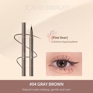 JUDYDOLL Bút kẻ mắt nước Siêu mảnh Slim liquid eyeliner Chống nước Lâu trôi Không lem Đầu 0014mm
