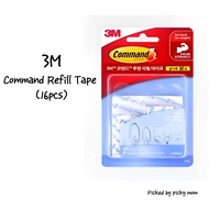 3M Command Refill Tape – Damage-Free Wall Hanging Tape | Safe for Paper, Paint & Walls | Easy Remova