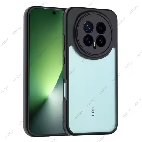For Honor Magic 8 Pro Case For Honor Magic 8 Pro TPU Case Anti-Shockproof TPU transparent black fram
