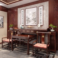 Solid Wood Eight Immortals Table Altar Table Rural Eight-Piece Set Offering Table Solid Wood Altar T