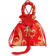 [Pre-order] CNY Orange bag CNY orange carrier bag Red Drawstring bag with handle CNY mandarin Orange