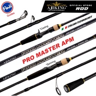 Joran Pancing (6'0"ft-9'0ft) FUJI Guide Ajiking Pro Master APM 10-15kg Max Load Spinning Casting Fishing Rod mesin Pari