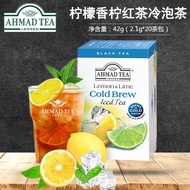 Tea bag AHMAD tea lemon citron black tea cold brew tea 20 bags independent box imported fruit tea bag