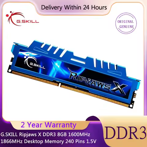 G.SKILL Ripjaws X DDR3 8GB 1600MHz 1866MHz Desktop Memory 240 Pins 1.5V RAM PC3-10600 12800 Memory M