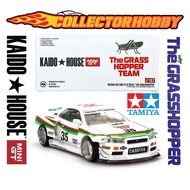 (Mini GT) KAIDO HOUSE X TAMIYA NISSAN SKYLINE GT-R (R34) "The GRASSHOPPER" V1 (KHMG167)
