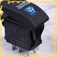 LEFT 5Pin Car Switch Boat Tru Light Toggle Switch Waterproof 12V/24V Bar Style Toggle Roer Reverse R