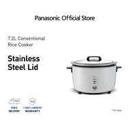 Panasonic SR-GA721WSHN 7.2L Conventional Rice Cooker with Stainless Steel Lid &amp; Keep Warm Function