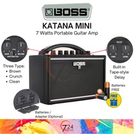 Boss Katana Amp - Boss KATANA-MINI 7-watt Portable Guitar Amplifier Amp - Boss Katana Mini Amp