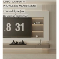 【SG Local Contractor】【Custom Furniture】Living Room Renovation /TV Console /Feature Wall / Hallway/ D