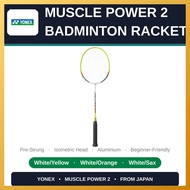 Yonex Muscle Power 2 Badminton Racket MP2 Pre-Strung Beginner Recreational Isometric Aluminium Japan