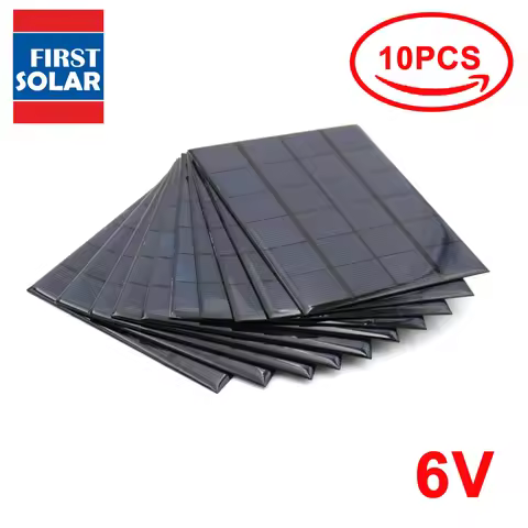 10PCS X DC Solar Panel 6V 100mA 167mA 183mA 333mA 500mA 583mA 750mA Solar Battery cell phone charger