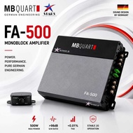 MB QUART FA-500 MONOBLOCK CAR AUDIO AMPLIFIER 500W MAX POWER HIGH PERFORMANCE GERMAN ENGINEERED AMPL