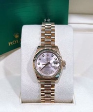 👑[現貨]🔥🔥Rolex Datejust 勞力士日誌系列 179175 粉面鑽 表徑26mm 自動機械 18K玫瑰金 淨表 rolex/rolex submariner/rolex datejust