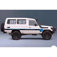 car sticker For Toyota Land Cruiser LC75 hzj75 tropopy customized exterior modification sports decal