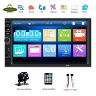 yzuzzaUniversal 7Inch 2 Din Car Radio Recorder Player MP5 Bluetooth Multimedia Player with Camera 70