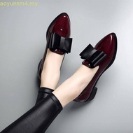 Women's New Bow Pointed Oxford Shoes Lofers
