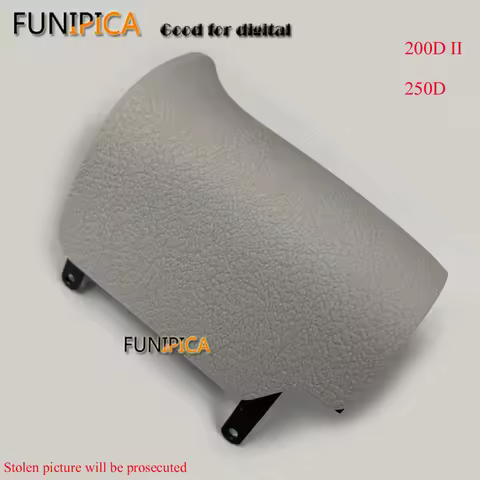 (White Color) For Canon For EOS 200D Mark II / 250D SL3,Kiss X10 Front Handle Grip Rubber Cover Came